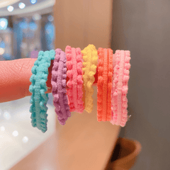 50pcs Baby Girls Scrunchie Hair Ties - Cute Hair Accessory for Little Girls