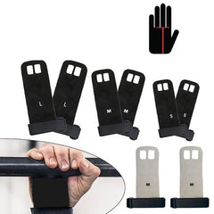 Leather Weightlifting Hand Protector Gloves - Improve Grip, Protect Hands