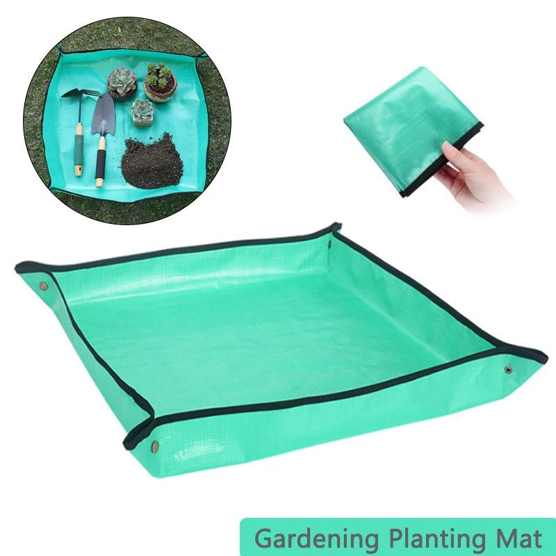 1pc Planting Mat PE Gardening Potting Mat Waterproof Foldable Plant Pad
