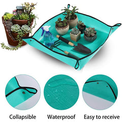 1pc Planting Mat PE Gardening Potting Mat Waterproof Foldable Plant Pad