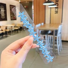 10pcs Girls Sweet Flower Hair Clips Princess Accessories