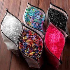 1000pcs Girls High Elastic Hair Bands Ponytail Holder Accessories