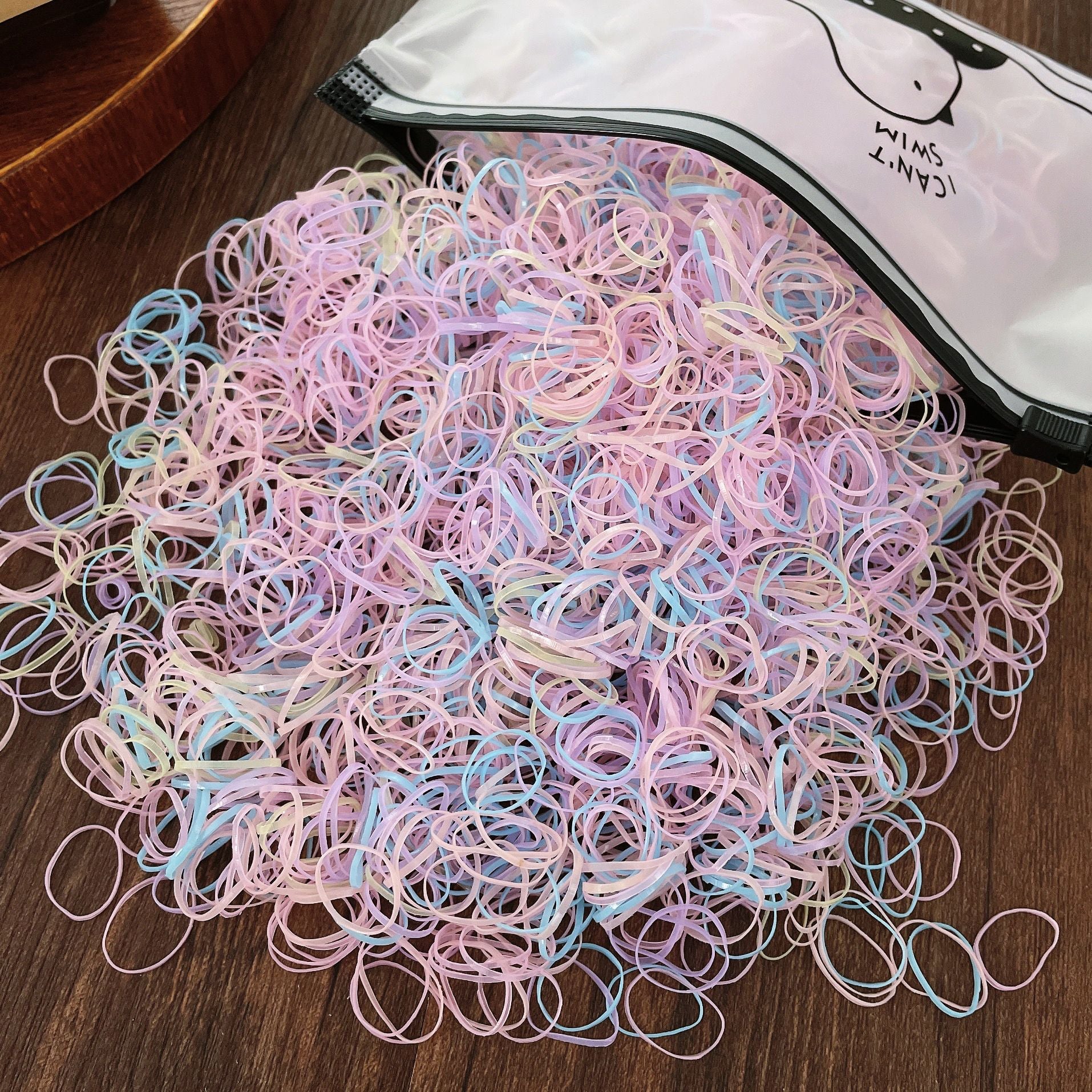 1000pcs Girls High Elastic Hair Bands Ponytail Holder Accessories