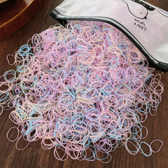 1000pcs Girls High Elastic Hair Bands Ponytail Holder Accessories