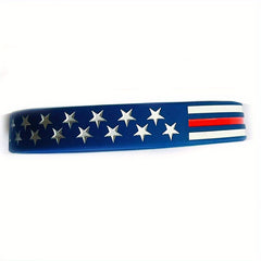 Flag Silicone Bracelet Lightweight Fashionable and Durable