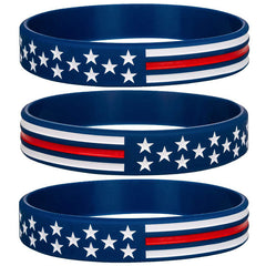 Flag Silicone Bracelet Lightweight Fashionable and Durable