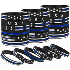 Flag Silicone Bracelet Lightweight Fashionable and Durable