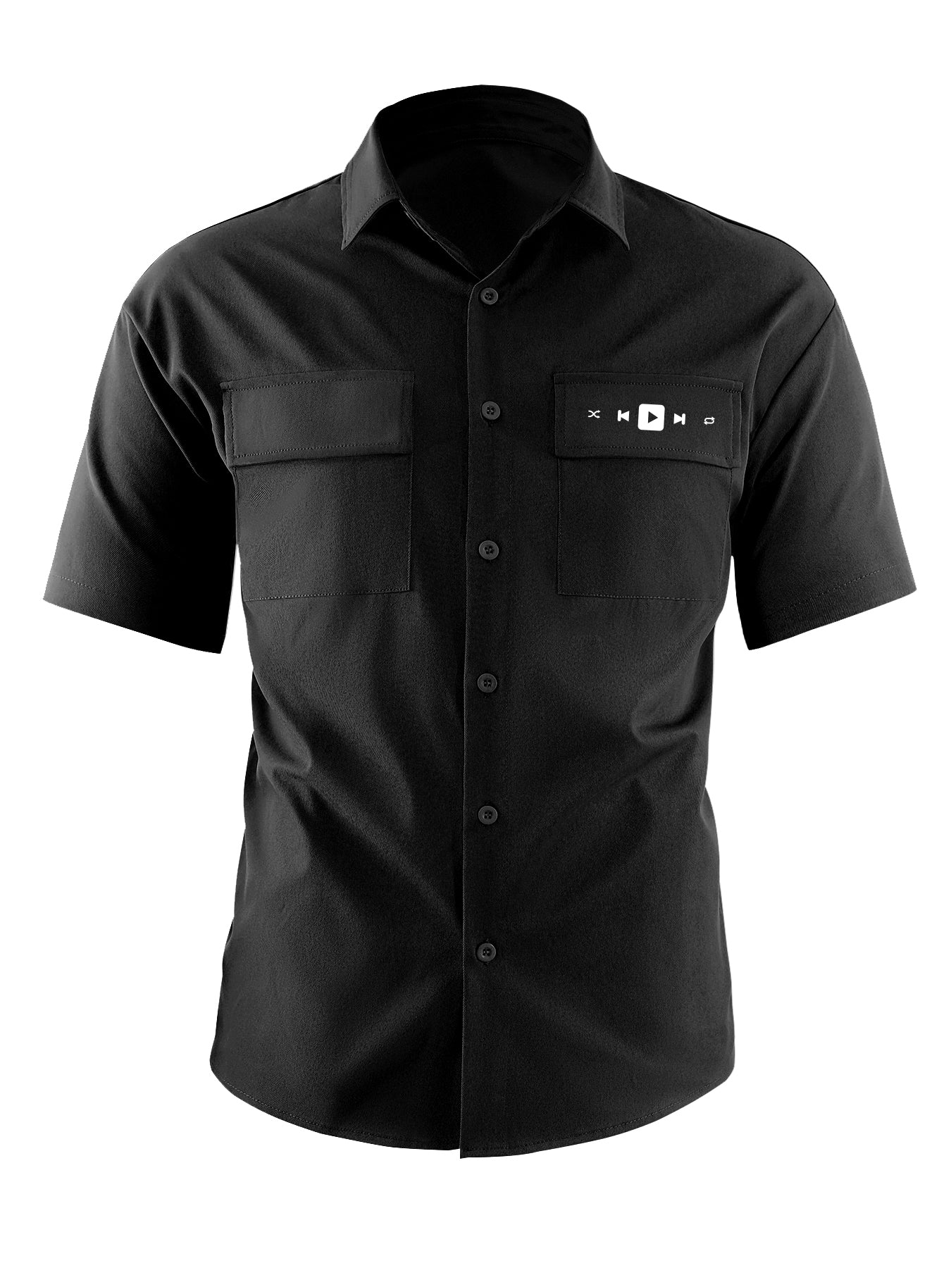 Men's Casual Short Sleeve Shirt With Chest Pockets - Summer Vacation Resort Tops