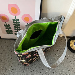 Large Capacity Canvas Tote Bag Lightweight Shoulder Bag