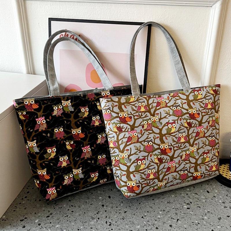 Large Capacity Canvas Tote Bag Lightweight Shoulder Bag