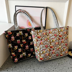 Large Capacity Canvas Tote Bag Lightweight Shoulder Bag