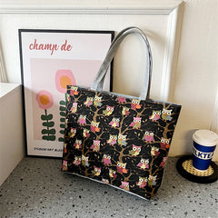 Large Capacity Canvas Tote Bag Lightweight Shoulder Bag