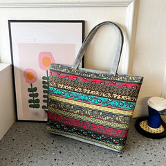 Large Capacity Canvas Tote Bag Lightweight Shoulder Bag