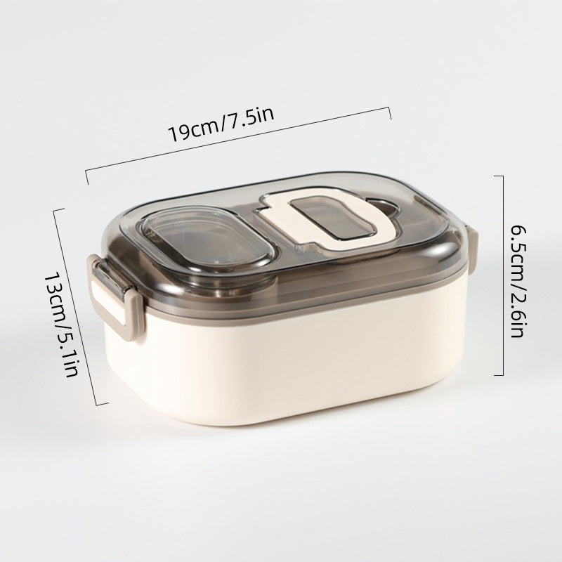 2 Layer Stackable Bento Box for Adults Leak Proof Lunch Container