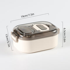 2 Layer Stackable Bento Box for Adults Leak Proof Lunch Container