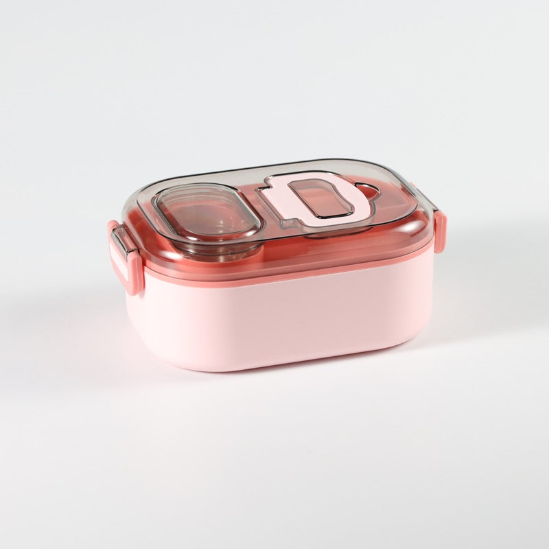 2 Layer Stackable Bento Box for Adults Leak Proof Lunch Container