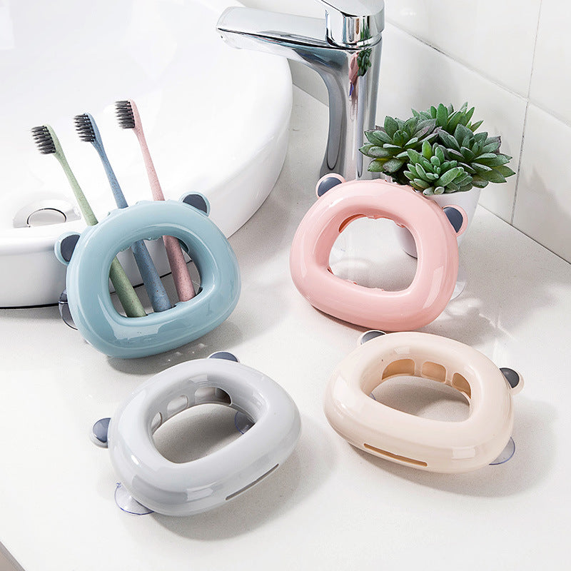 Wall Mounted Toothbrush Holder Bathroom Toothbrush Shelf