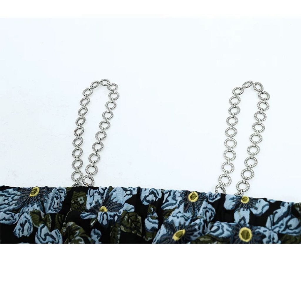 Metal Chain Shoulder Straps Sling Dress Underwear Straps