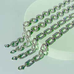 Metal Chain Shoulder Straps Sling Dress Underwear Straps