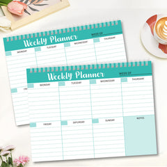 Note Book WEEKLY PLANNER English Week Plan Coil Daily Planning Record Book