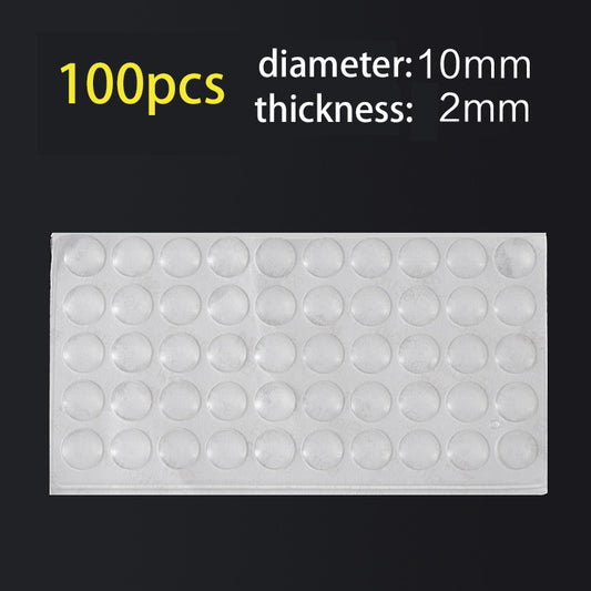 Rubber Bumpers Clear Self Adhesive Buffer Pads - Pack of 50 100pcs
