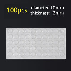 Rubber Bumpers Clear Self Adhesive Buffer Pads - Pack of 50 100pcs