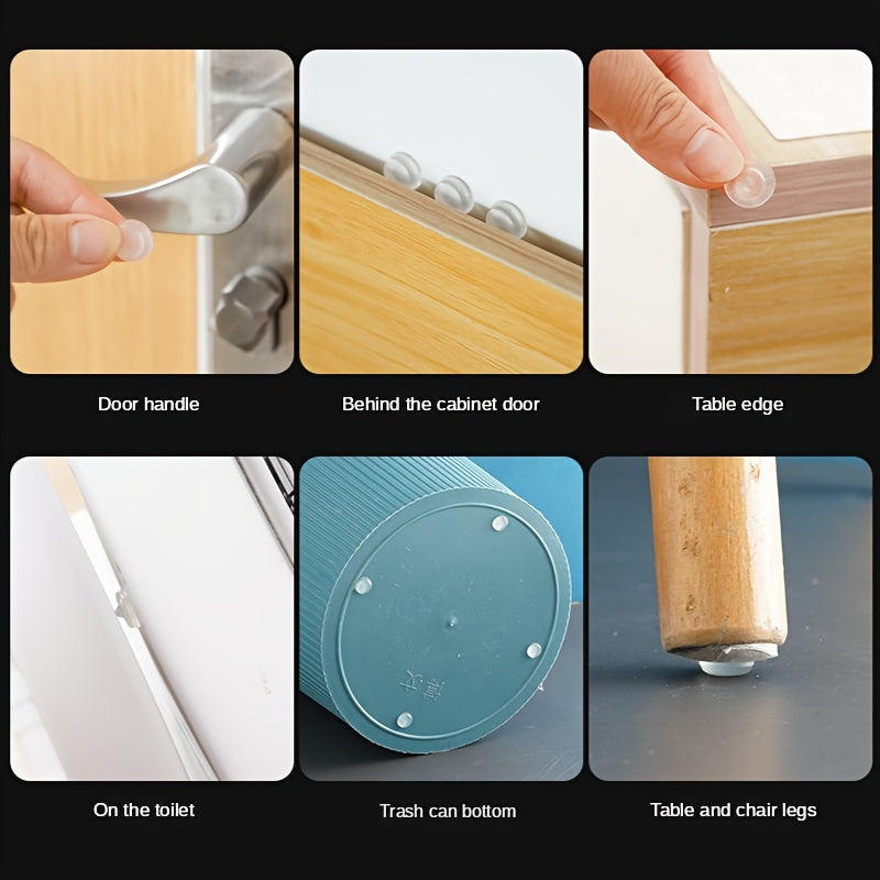 Rubber Bumpers Clear Self Adhesive Buffer Pads - Pack of 50 100pcs