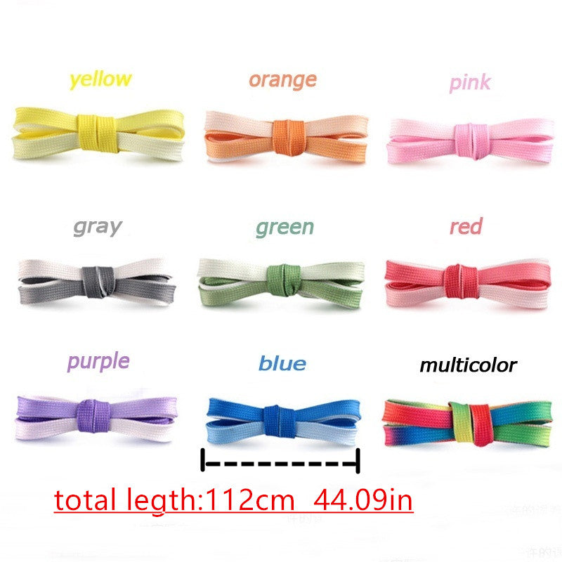 Gradient Lace Flat Lace for Sports Shoes - 1 Pair