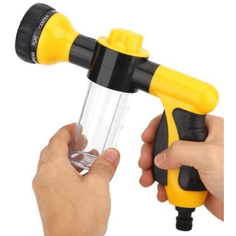 Car Wash Foam Sprayer with Soap Reservoir and Hose Nozzle