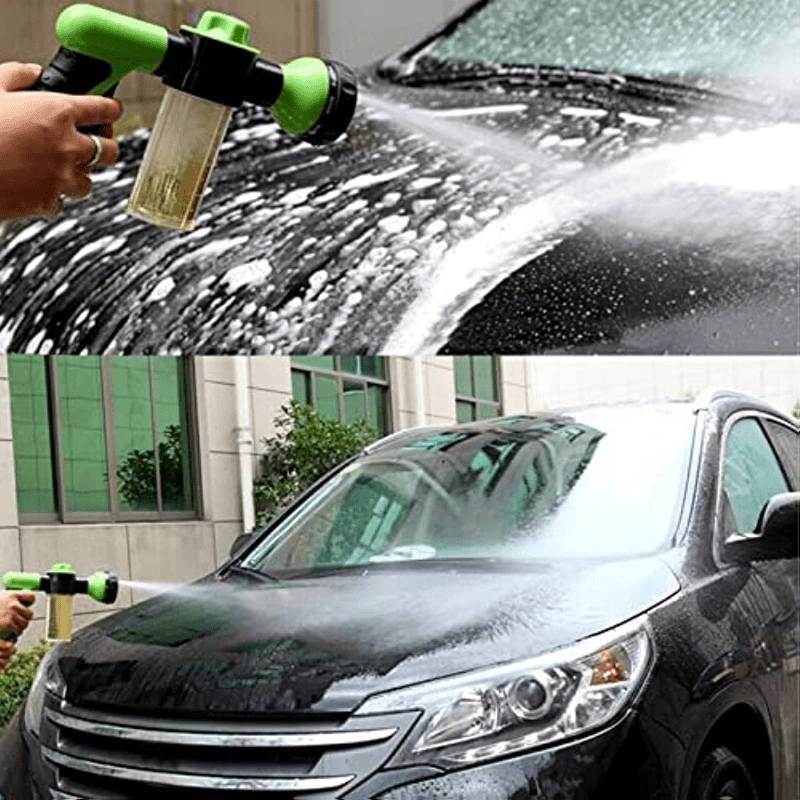 Car Wash Foam Sprayer with Soap Reservoir and Hose Nozzle