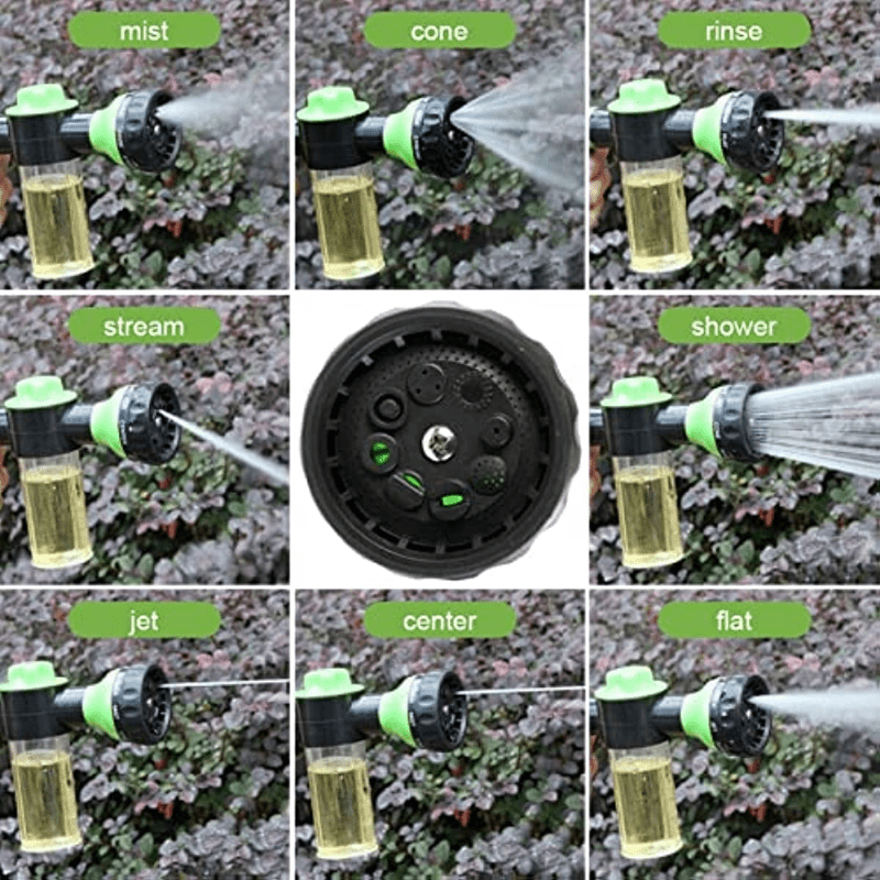 Car Wash Foam Sprayer with Soap Reservoir and Hose Nozzle