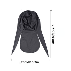 2 Pcs Solid Beanie Elastic Skull Caps Breathable Turban Lace Up Bonnet Beanies