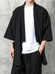 Sun Protection Men's Loose Retro Japanese Style Kimono Shirt
