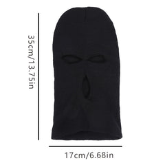 Men's Biker Pullover Hat Woolen Knitted Face Protection Hat