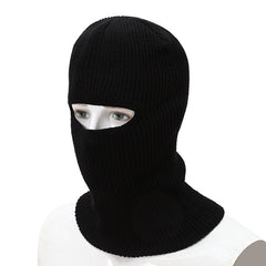 Men's Biker Pullover Hat Woolen Knitted Face Protection Hat