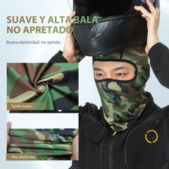 Men's Ice Silk Face Mask Breathable Sun Protection Headwear