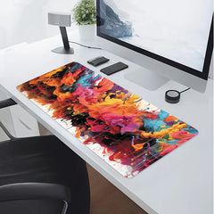Colorful Splash Ink Series Mouse Pad Non-slip Rubber Keyboard Pad