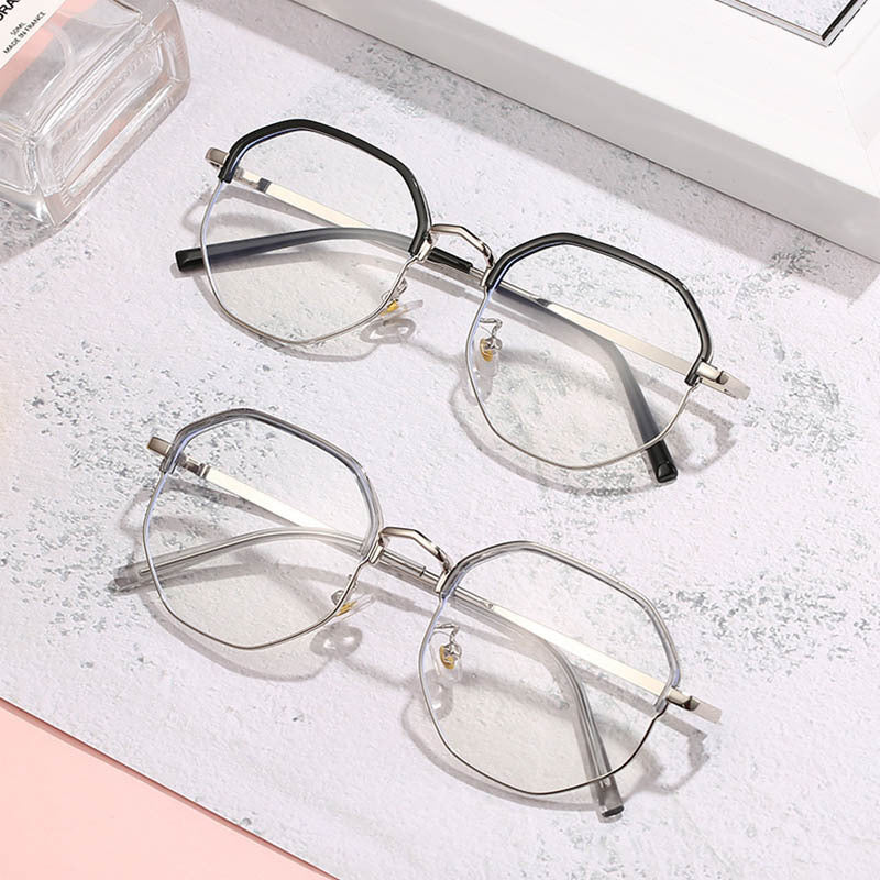 Metal Anti Myopia Glasses For Men Reading Glasses Protective Sunglasses