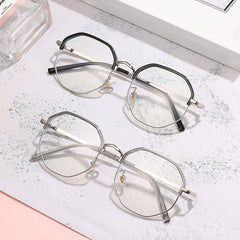 Metal Anti Myopia Glasses For Men Reading Glasses Protective Sunglasses
