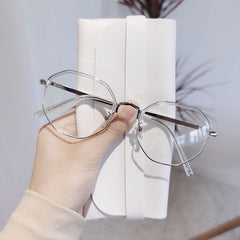 Metal Anti Myopia Glasses For Men Reading Glasses Protective Sunglasses