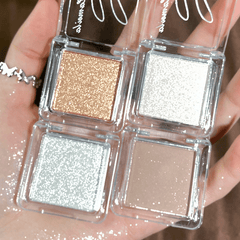 Monochrome Eyeshadow Powder Glitter Highlighter Sequins