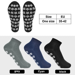 2 Pairs Non-Slip Yoga Socks Low Cut Ankle Socks with Grips
