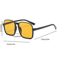 Men's Square Frame Sunglasses UV Protection