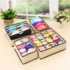 4pcs Closet Organizers for Socks Underwear Bras