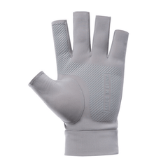 2PCS Outdoor Half Finger Gloves Anti UV Riding Gloves