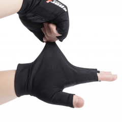 2PCS Outdoor Half Finger Gloves Anti UV Riding Gloves