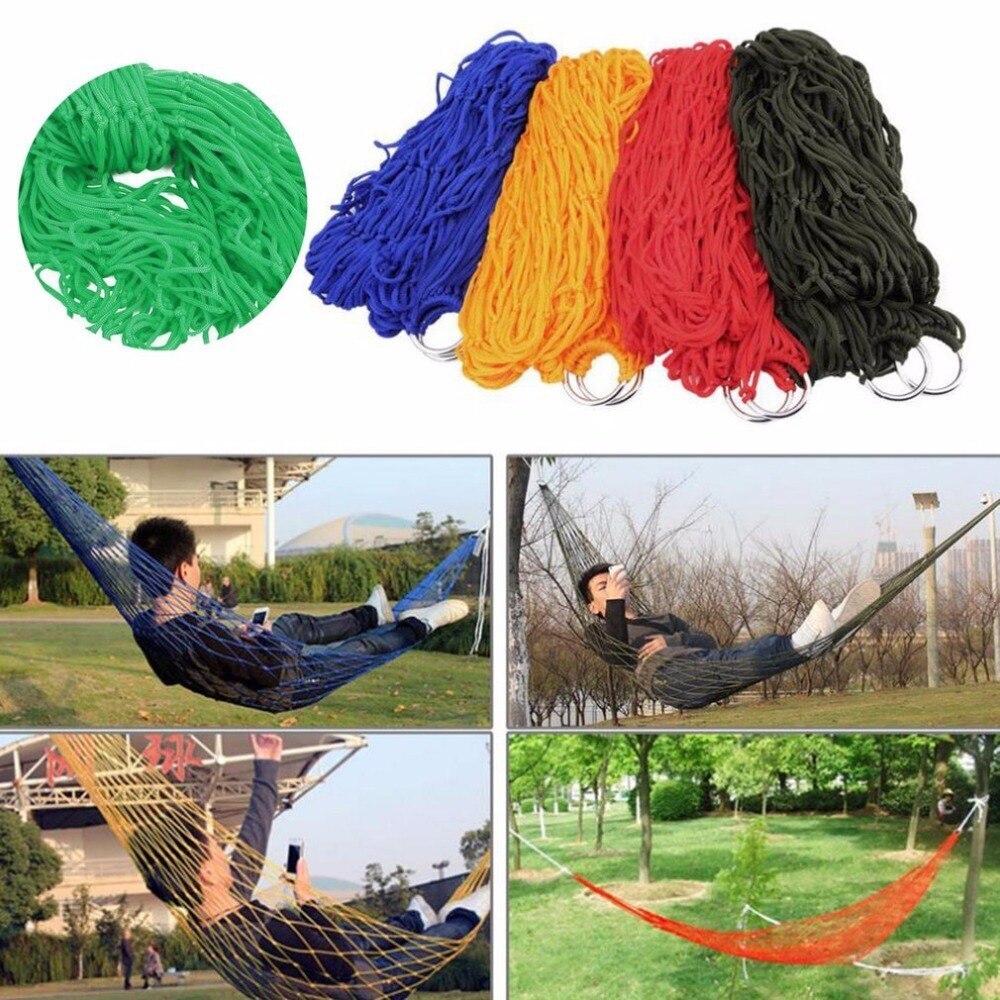 Durable Nylon Hammock Swing for Indoor & Outdoor Relaxation