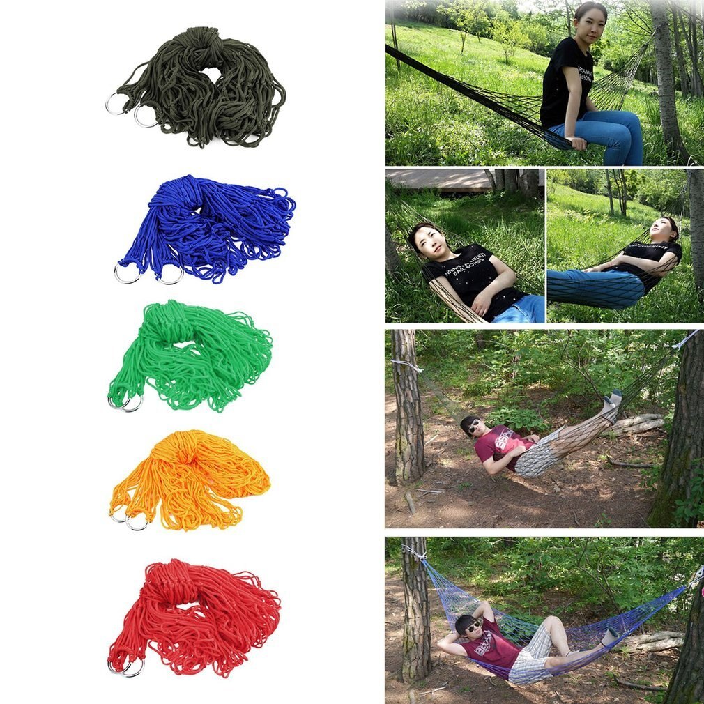 Durable Nylon Hammock Swing for Indoor & Outdoor Relaxation