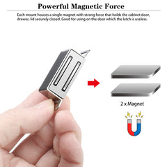 6pcs Magnetic Snap Cabinet Door Magnets Ultra Thin Drawer Magnets