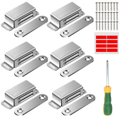 6pcs Magnetic Snap Cabinet Door Magnets Ultra Thin Drawer Magnets